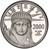 Platinum coin  United States  KM# 314