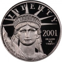 Platinum coin  United States  KM# 327