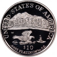 Platinum coin United States KM# 339 Platinum coin United States KM# 339