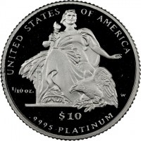 Platinum coin United States KM# 364 Platinum coin United States KM# 364