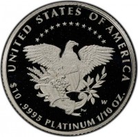 Platinum coin  United States  KM# 377