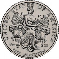 Platinum coin United States KM# 389 Platinum coin United States KM# 389