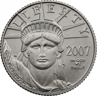 Platinum coin  United States  KM# 414