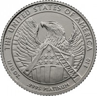 Platinum coin  United States  KM# 414