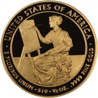 Gold coin  United States  KM# 512