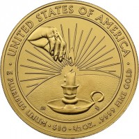 Gold coin  United States  KM# 596