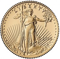 Gold coin  United States  KM# 749