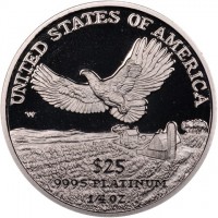 Platinum coin  United States  KM# 315