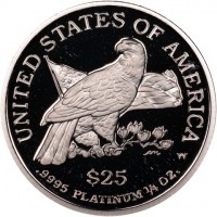 Platinum coin  United States  KM# 352