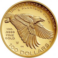 Gold coin  United States  KM# 668