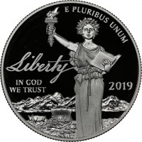 Platinum coin  United States  KM# 702