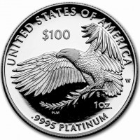 Platinum coin  United States  KM# 744