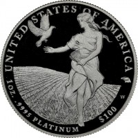 Platinum coin United States KM# 518 Platinum coin United States KM# 518