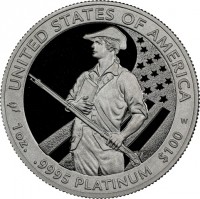 Platinum coin  United States  KM# 541