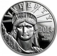 Platinum coin  United States  KM# 586