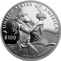 Platinum coin United States KM# 586 Platinum coin United States KM# 586