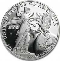 Platinum coin  United States  KM# 616