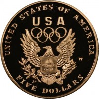 Gold coin  United States  KM# 235