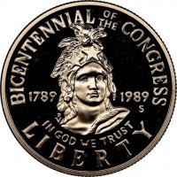 Copper-nickel clad copper coin  United States  KM# 224