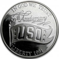 Silver coin  United States  KM# 232