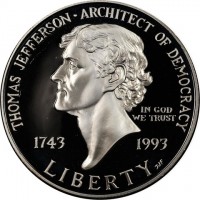 Silver coin  United States  KM# 249