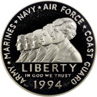 Silver coin  United States  KM# 252