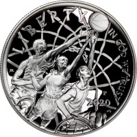 Silver coin United States KM# 730 Silver coin United States KM# 730