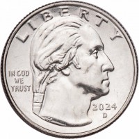 Copper-nickel clad copper coin  United States  KM# 792