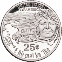 Copper-nickel clad copper coin  United States  KM# 779