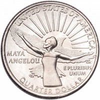 Copper-nickel clad copper coin United States KM# 766 Copper-nickel clad copper coin United States KM# 766