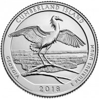 Copper-nickel clad copper coin United States KM# 672 Copper-nickel clad copper coin United States KM# 672