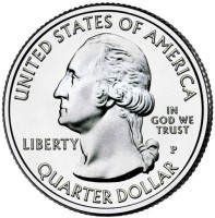 Copper-nickel clad copper coin  United States  KM# 722