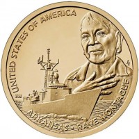 Manganese-Brass coin United States KM# 813 Manganese-Brass coin United States KM# 813