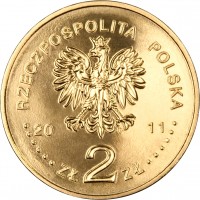 Poland coin 2 Złote - Silesian Uprisings (2011) obverse obverse of 2 Złote - Silesian Uprisings (2011) coin with Y# 792 from Poland. Inscription: RZECZPOSPOLITA POLSKA 2011 ZŁ 2 ZŁ