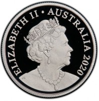 Silver coin  Australia  KM# 3612a