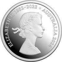 Copper-Nickel coin Australia KM# 4652 ELIZABETH II. AUSTRALIA. 2024.