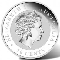 Silver coin  Australia  KM# 1977