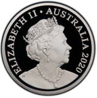Silver coin  Australia  KM# 3613a