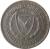 obverse of 50 Mils (1963 - 1982) coin with KM# 41 from Cyprus. Inscription: ΚΥΠΡΙΑΚΗ ΔΗΜΟΚΡΑΤΙΑ · KIBRIS CUMHURİYETİ · 1977 1960