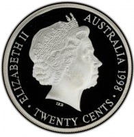 Silver coin  Australia