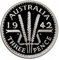 Silver coin  Australia  KM# 483