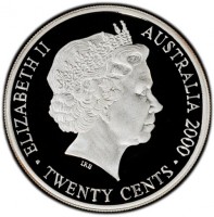 Silver coin Australia KM# 496 Silver coin Australia KM# 496