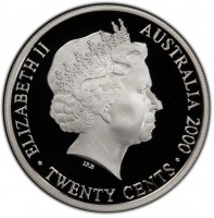 Silver coin  Australia  KM# 497
