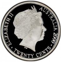 Silver coin  Australia  KM# 498