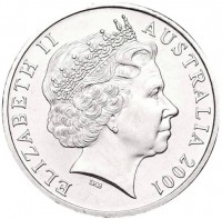 Copper-Nickel coin Australia KM# 550 Copper-Nickel coin Australia KM# 550