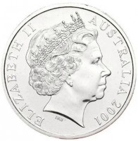 Copper-Nickel coin Australia KM# 554 Copper-Nickel coin Australia KM# 554