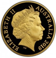 Gold coin Australia KM# 819 ELIZABETH II. AUSTRALIA 2019. IRB.