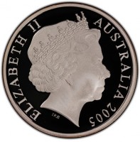Silver coin Australia KM# 745a Silver coin Australia KM# 745a