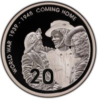 Silver coin Australia KM# 745a Silver coin Australia KM# 745a