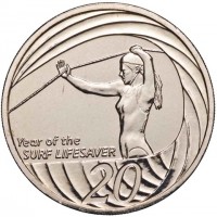 Copper-Nickel coin  Australia  KM# 820